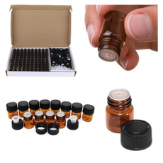 amber, Mini, glassbottle, Cap
