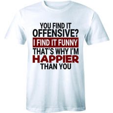 Funny, Fashion, happier, Shirt
