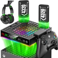 xboxseriesxbattery, xboxonexcontrollercharger, Rechargeable, Console
