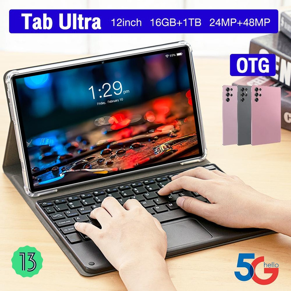 Tab Ultra 12” inch , Android 13 Tablet, 16GB ROM 1TB Expand Computer ...