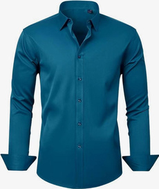 men's dress shirt, Cotton Shirt, Elastic, Sleeve