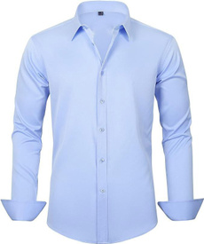 men's dress shirt, Cotton Shirt, Elastic, Sleeve
