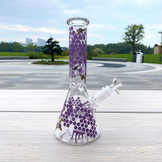 water, glasswaterpipe, purple, glass pipe