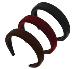 brown, Head Bands, velvet, Beauty
