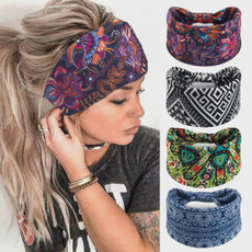 Head, elasticnonsliphairband, Yoga, Elastic