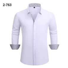 men's dress shirt, Cotton Shirt, Elastic, Sleeve