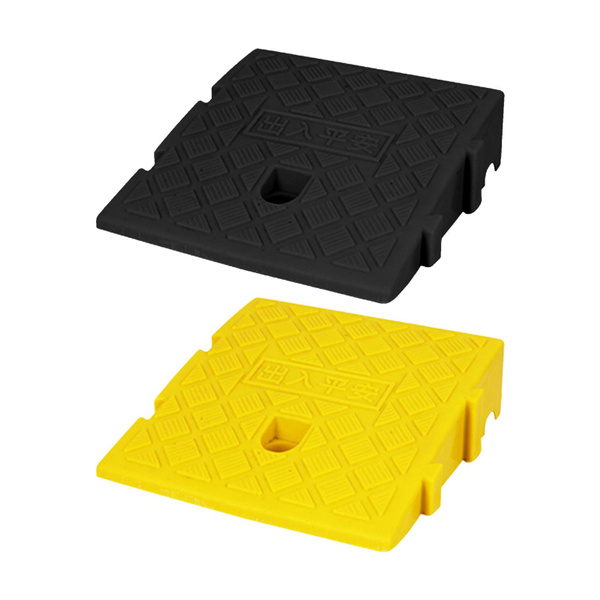 Pvc Ball Ramp Portable Curb Ramps Heavy Duty PVC Plastic Threshold Ramp Mat Pad RZE ...
