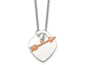 Sterling, Heart, Jewelry, Chain