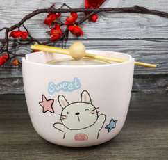 Plates, Anime, rabbit, Sweets