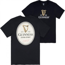 Men, short sleeves, Beer, frontbackprint