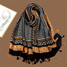 newscarf, Satin, bohemianscarf, leaf