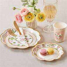 pink, Tea, party
