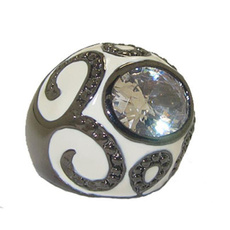 Crystal, white, Jewelry, Ring