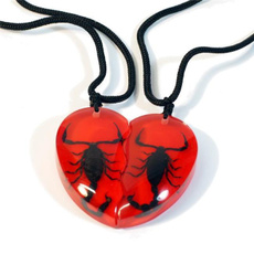 Heart, black, Jewelry, Necklace