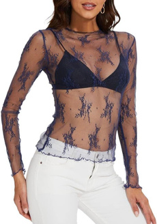 Summer, Sheer, clubwear, Shirt
