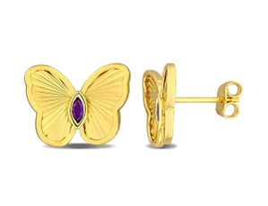 butterfly, Sterling, Fashion, Dangle Earring