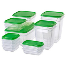 transparentstorageboxset, storage boxes, Plastic, 17piecehairset