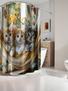 mildewresistant, Polyester, Bathroom, Bathroom Accessories