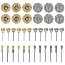 Steel, Kit, polishingbrushesfordrillrotarytool, Cup