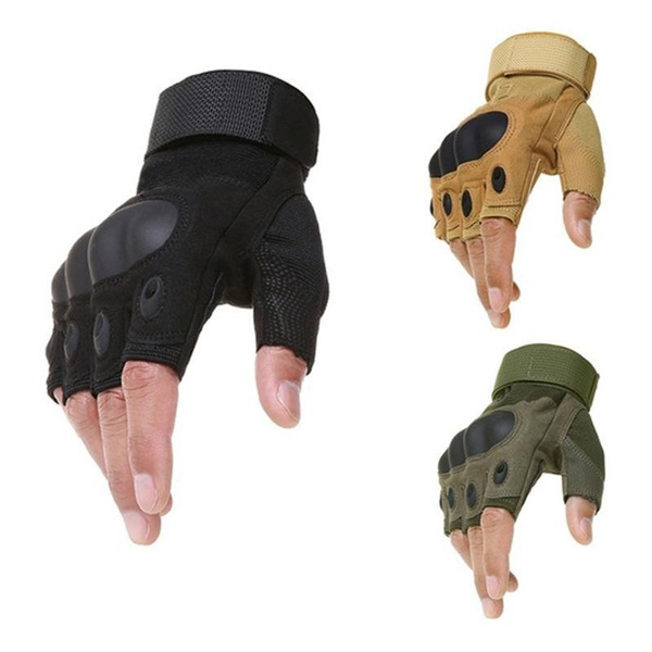 Military Half-Finger Tactical Gloves – Airsoft, Hunting, Cycling & Riding With Touchscreen Tips 4 thumbnail image