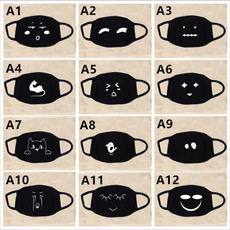 cute, Fashion, blackmask, mouthmuffle