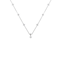Sterling, Clover, DIAMOND, jewelleryset