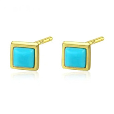 Sterling, Turquoise, jewelleryset, gold