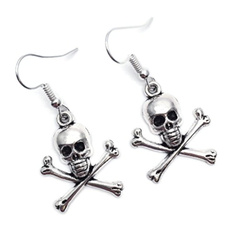 nickel, jewelleryset, skull, Halloween