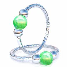 Hoop Earring, jewelleryset, opals, Bracelet