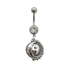 Steel, jewelleryset, Crystal, dangling