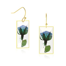 Flowers, jewelleryset, Rose, Handmade