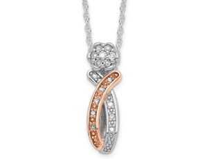 Sterling, DIAMOND, Jewelry, Chain