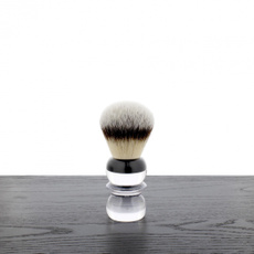 Synthetic, multicolor, shavingbrush, chrome