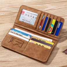 korea, wallet for men, leather, Vintage