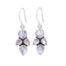 Gifts For Her, rainbow, Silver Earrings, Dangle Earring