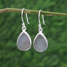 Sterling, Silver Earrings, Dangle Earring, Gemstone Earrings