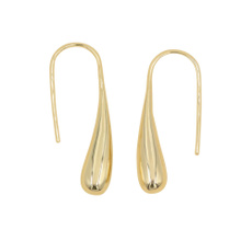 Sterling, goldplated, Silver Earrings, gold