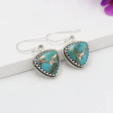 Turquoise, Dangle Earring, Jewelry, Sterling Silver Earrings