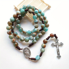 Blues, catholic, rosary, Jewelry