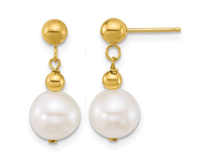 yellow gold, 10k, Fashion, Dangle Earring