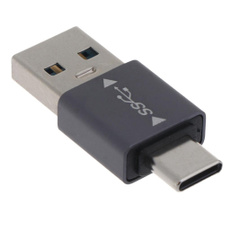PC, コンピュータ, ガジェット, usb30totypecmaleadapter