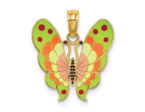yellow gold, butterfly, Fashion, Jewelry