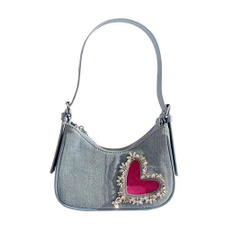 Heart, DIAMOND, Jewelry, fashionableshoulderbag