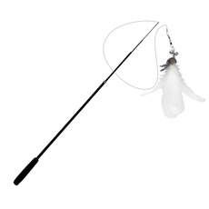 catfeatherteaserwandpetinteractivetoy, wand, Bell, Toy