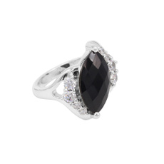 Sterling, Sterling Silver Ring, onyx, handmadesilverring