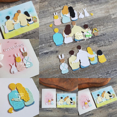 eastersilhouette, stencil, Scrapbooking, catlovecraft
