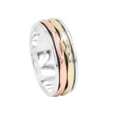 meditationring, Couple Rings, sterling silver, gift for him