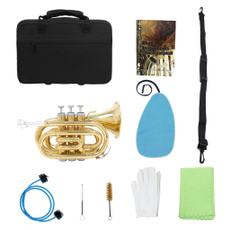 Brass, Trumpet, brasstrumpetwithcarryingcase, andcleaningtool