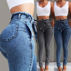 pencil, Plus Size, Waist, pants