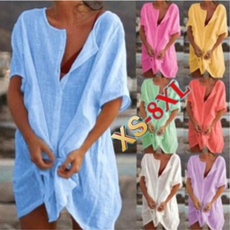 Summer, Fashion, Deep V-Neck, bathing suit cover ups